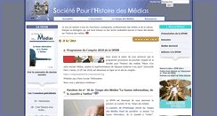Desktop Screenshot of histoiredesmedias.com