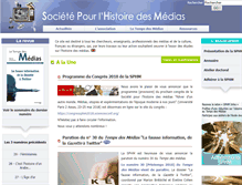 Tablet Screenshot of histoiredesmedias.com